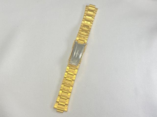 3273BG SEIKO 5 Sports 20mm Stainless Steel Bracelet Gold Via (for SNZB26JC/ SNZB28J1/ 7S36-00Y0) (Ships Nekoposu)