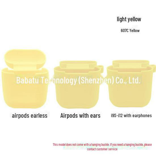 Compatible Silicone Protective Cover for I9, I11, I12, and AirPods 2nd Gen Earphones