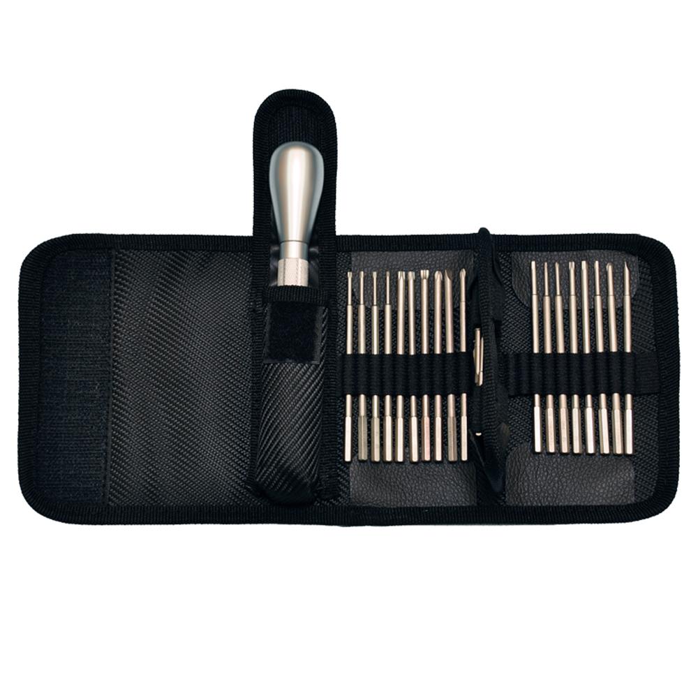 

Набор бит-отверток из легированной стали премиум-класса с сумкой для хранения с несколькими отделениями, высокий разноцветный