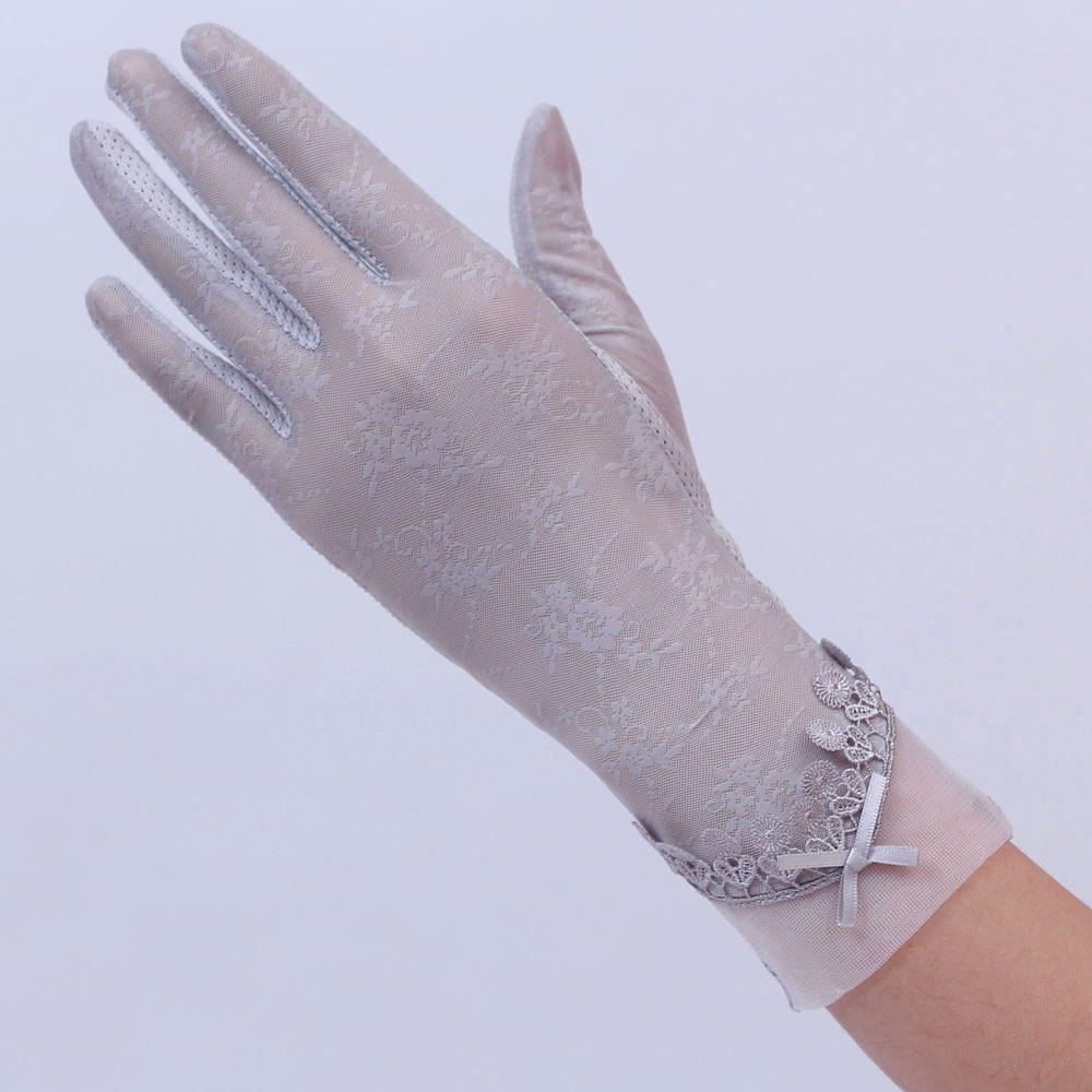 Dámské letní řidičské rukavice odolné proti UV záření, krajkové rukavice