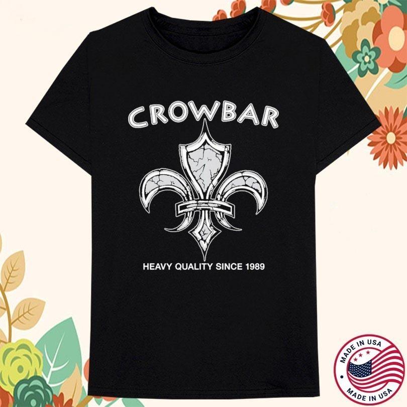 NEUES CROWBAR Band Schwere Qualität Seit 1989 Baumwolle Schwarzes T-Shirt S-5XL TU718