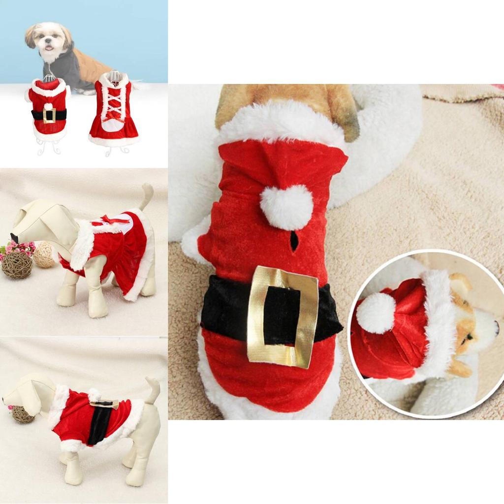 Universal Fit Pet Christmas Santa Costume For Dogs High Quality Fun Holiday Attire