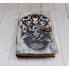 Triple Moon Goddess, Journals for Adults, Protective Printed Leather Journal