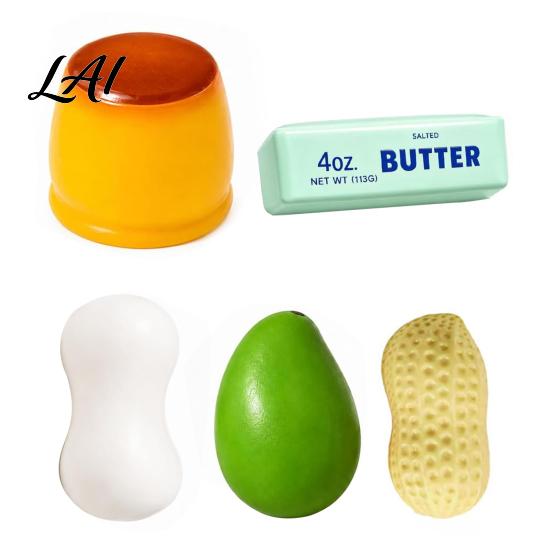 Anxiety Reduction Stress Relief 3/4/5/6Pcs/Set Crunchy Sensory Toys Toy, Mango Butter Stick Peanut Pudding