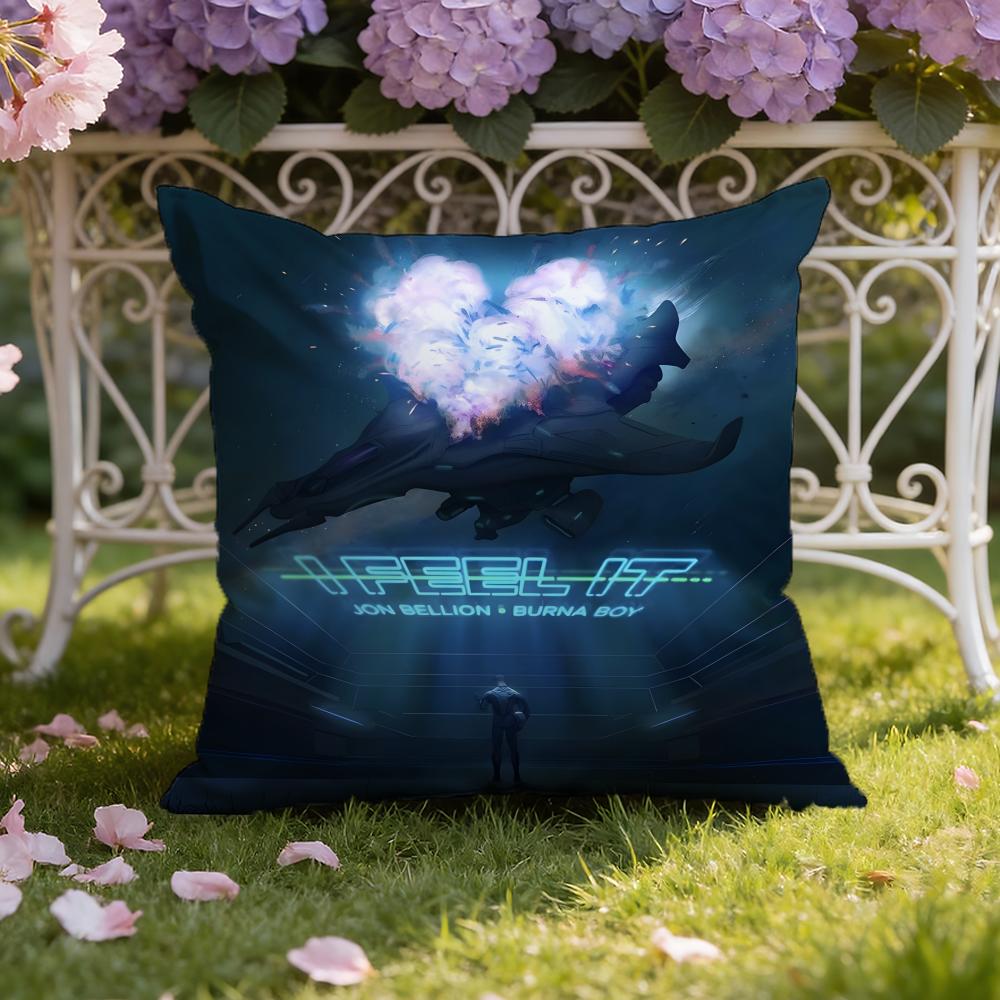 B-Burna Singer Boy Cushion Cover Home & Car Dual-Scene Pillow Cover: Reversible for Premium Comfort