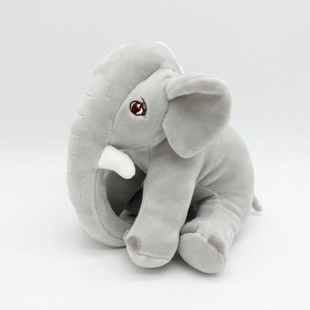 Stuffed Animals Elephant Plush Back Cushion Elephant Doll Xmas Gift Stuffed Elephant Toy  Kids Toy