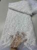 White African Groom Lace Fabric Latest Nigerian Laces Fabric 2025 High Quality Lace Sequins Embroidered French For Party Dresses