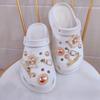 New women's summer hole shoes platform fashion garden shoes DIY small fragrant shoe buckle accessories