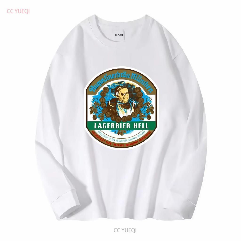Augustiner Hell Beer Essential T Shirt ALL SIZE Vintage Washed Homme Streetwear Unisex Comfortable Designer Clothes Soft