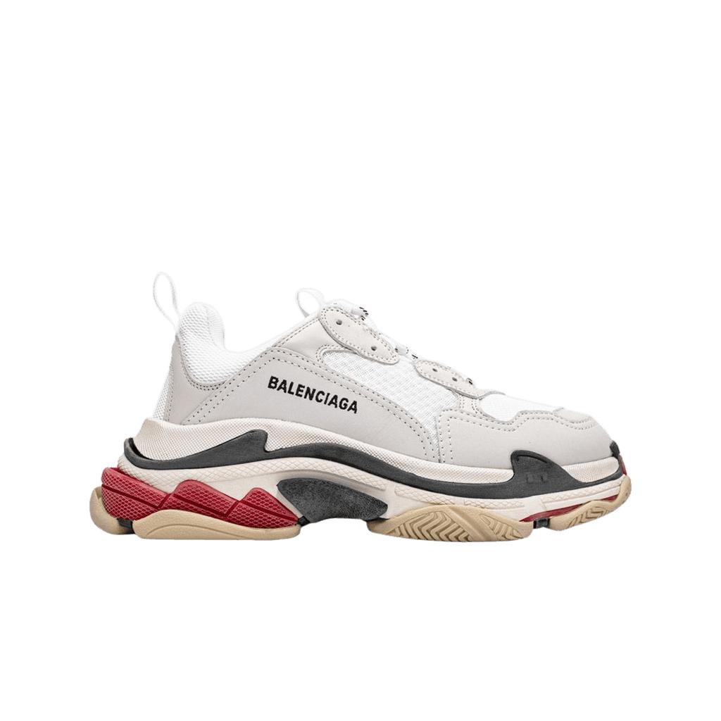 (w) Balenciaga Triple S White Black Red 2019