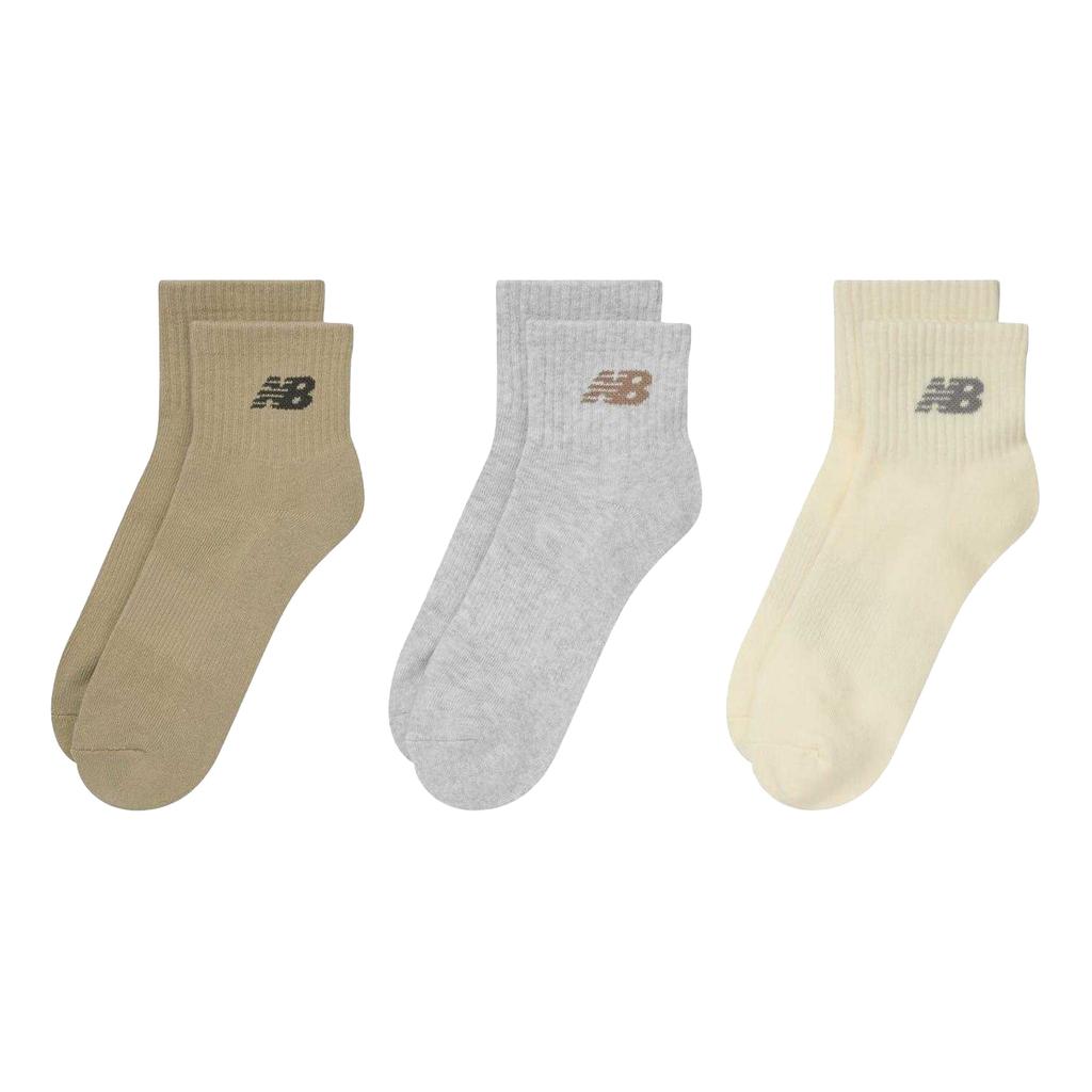 New Balance Unisex Adult Cotton Blend Ankle Socks (Pack of 3)