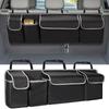 1-2Pcs Versatile Oxford Cloth Car Trunk Storage Bag Rear Seat Back Hanging Vehicle Organizer Box for Automobile Interior