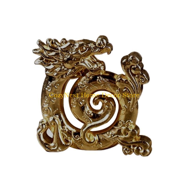 92MF Metal Small Ornaments Dragon Small Incense Burners Incense Holder Indoor