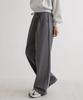 Ppaeppae Custom 2-Way Two-Pintuck Adjustable Hem Drawstring Wide Training Sweatpants 4 Colors (Short / Long 2 Types Of Length)