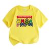 Kids Boys Girls 100% Cotton Crew Neck Short Sleeve T-Shirt, Funny Cartoon Game Character Printed Casual Soft Breathable Tee Shirt for Daily Playwear G