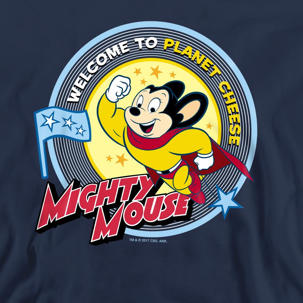 Mighty Mouse Unisex Adult Planet Cheese Sweatshirt