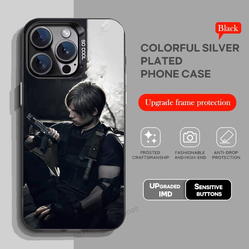 

Чехол для телефона Leon Kennedy для iPhone 17 11 12 Pro Max Plus Mini Air SE 16e 14 15 16 13 Мягкий iPhone13