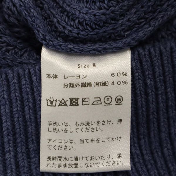 Întâlnire Tricot cu mânecă lungă M Pulover bleumarin Femei Folosit