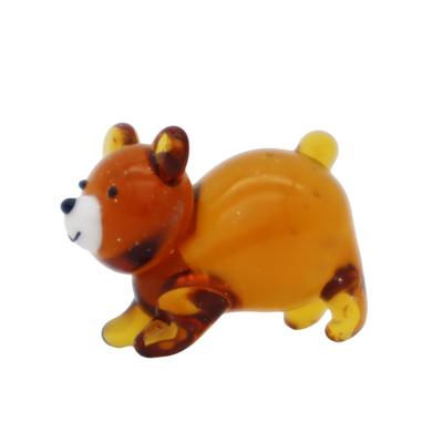 Four Cart Cute Handmade Glass Craft Boy's Day Bear