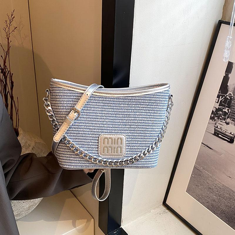 

Новые стильные модные плетеные женские сумки ретро универсальные сумки-хобо на цепочке и сумки подмышки