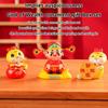 Mini God of Fortune Figurine Cartoon New Year Statue  Car Interior Decoration