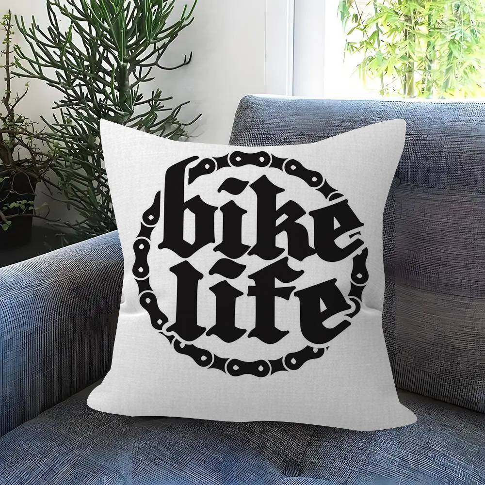 BBBianchiS Bike Logo   Cushion Cover Pillowcase Upholstery Sofa Throw Pillow Home Decor Pillowcas
