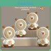 Capybara Usb Mini Desktop Fan With Rechargeable Battery And Quiet Operation For Home And Travel
