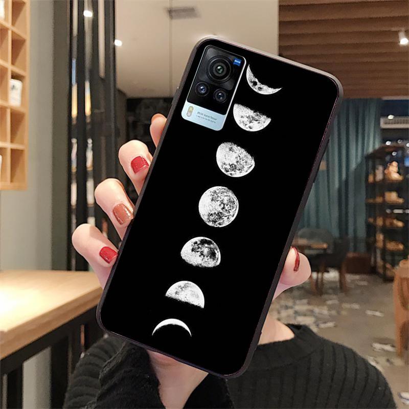Moon Star Space Astronaut Phone Case for VIVO V21E V21 V23 V23E V2109 Y53S Y33S Y55 Y76 Y31 Y21 Y72 Y01 Y21S Y11S