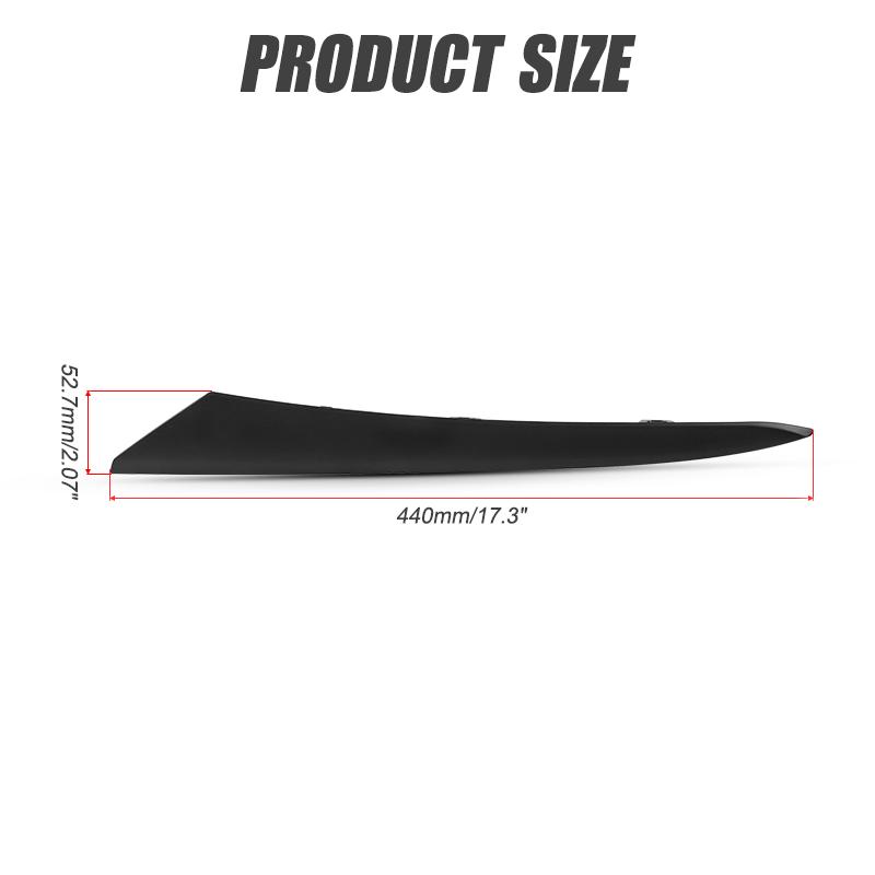 Left Right Front Headlight Eyelids Eyebrows Headlamp Eye Lid Cover Trim For Honda Civic 4dr   71207T31H01 71202T31H01