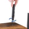 Hajnan Rustic Laptop Monitor Stand With Shelf + Drawer