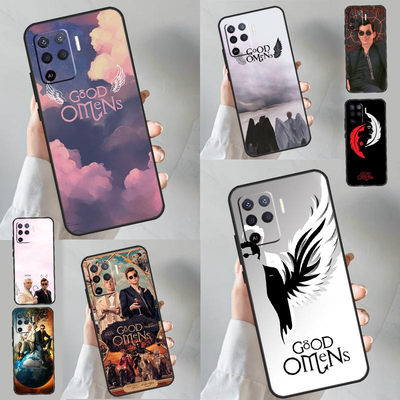 Good Omens For OPPO A15 A16 A17 A74 A94 A58 A78 A98 A76 A96 A77 A5 A9 A52 A72 A79 A53S A54S A57S Case