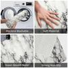 White Marble Texture Doormat Mat Anti-Slip Abstract Art Kitchen Bathroom Balcony Rug Carpet 40*60cm