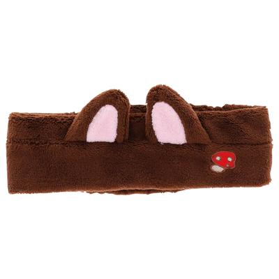 Faixa de Cabeça Bordada de Microfibra Fofa de Cogumelo Chip & Dale da Disney Marushin (Número de produto: 2016076400)