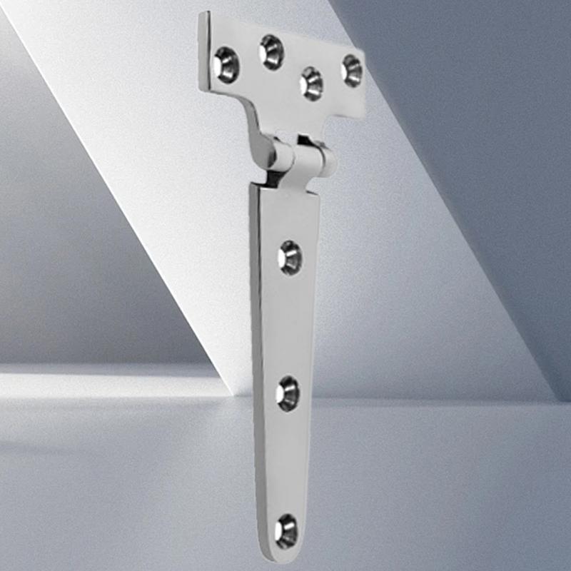 316 Stainless Steel T Hinge For Doors Window Cast Strap Hinge With Screws Heavy Duty T Hinge RV Yacht Boat Door Hinges