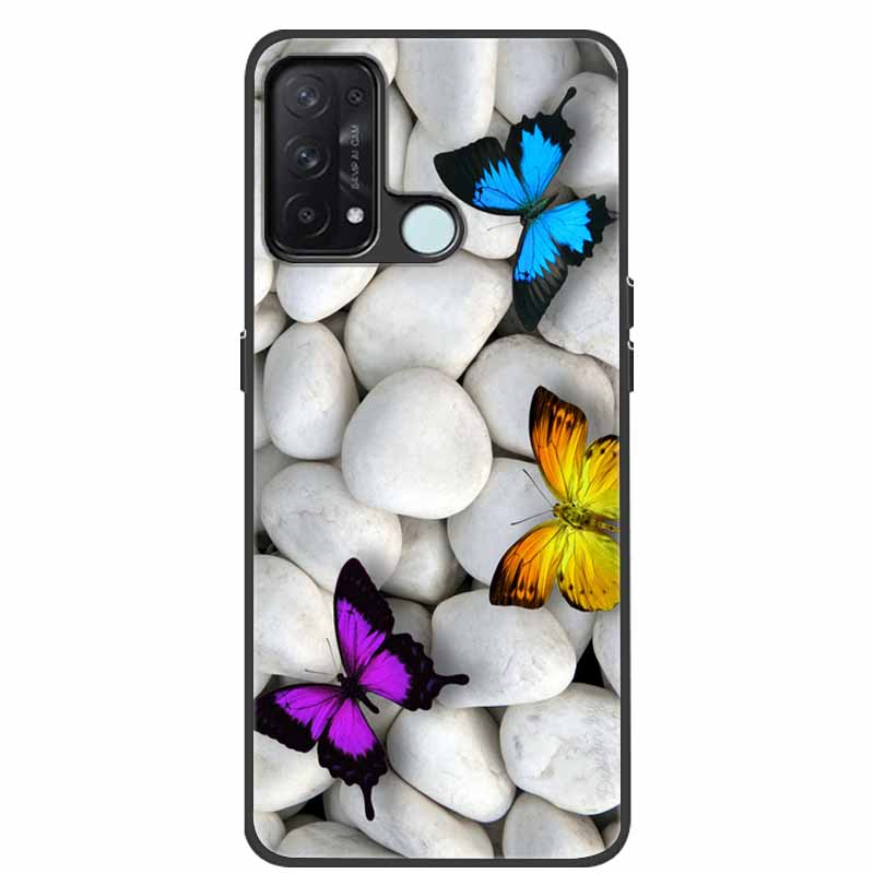 For Oppo Reno5 A 5G Case 6.5'' Silicone Cute Cats Soft TPU Phone Cases for Oppo Reno 5A 5G Protective Back Cover Reno5A 5 A Cool