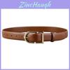 Genuine Leather Womens Belt With Pin Buckle For Casual Fashion And Everyday Wear