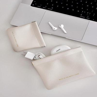 Data Cable Storage Bag With Automatic Closure, Wired Earphone Carrying Bag, Power Charger, Cosmetics, Lipstick Storage Bag, Zero Wallet