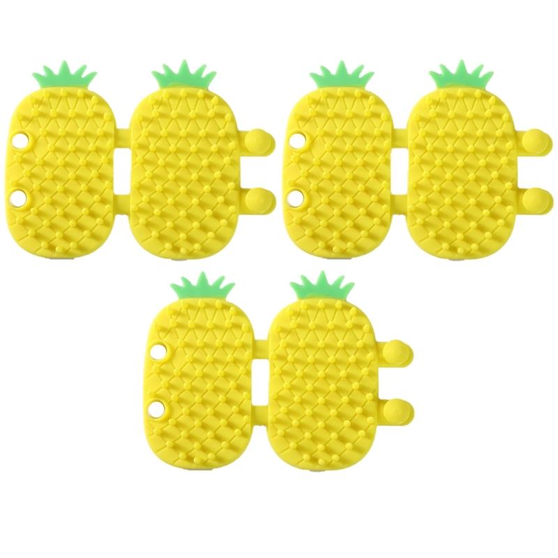 Cats Self Groomer Brush 3PCS Grooming Brush Table Leg Corner Scratcher Massage Comb Furniture Protectors for All Size Cats