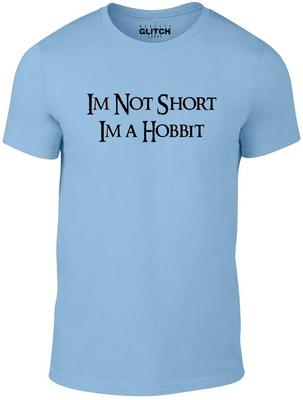 Non sono basso, sono un Hobbit T-shirt da uomo Bilbo Frodo JRR Tolkien