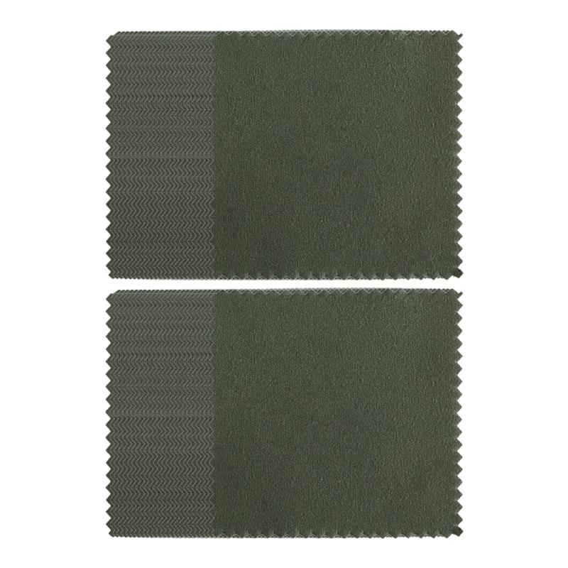 50PCS Practical Jewelry Cleaning Fabric Polishing Cloth 17 Color Option Jewelry Buffing Accessories for Various Bangles