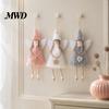 Pastel Christmas Gift Box Toppers Angel Doll Decoration, Plush Fairy Girl Pendant, Tree Hanging Fabric for Party Ornament Winter Holiday New Year Home