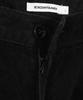 EXCONTAINER Single-Pleat Wide Corduroy Pants (Black)