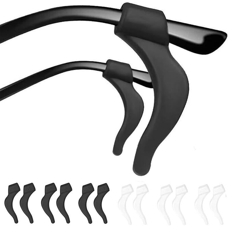 12Pcs 6 Pairs Of Eyeglass Clips Ear Clip Type Eyeglass Holder Anti-Slip Eyeglass Stabilizer Universal Eyeglass Stand Sports Eyeglass Clip Suitable 12Pcs 6 pairs