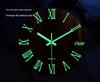 12" Luminous Silent Quartz Wall Clock - Creative Wooden Design for Living Room
