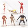 8pcs Attack on Titan Anime Figures Armored Colossal Titan PVC Action Figure Collection Model Desktop Decoration Toy Gifts