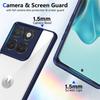 For Motorola Edge 60 Fusion XT2503-4 Case Plating Bumper Shockproof Clear Back Cover Hard Phone Case for Moto Edge 60 Fusion 5G