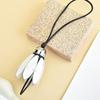 Creative Badminton Keychain Hanging PU Leather Keyring Fashion Badminton Bag Pendant  Gift
