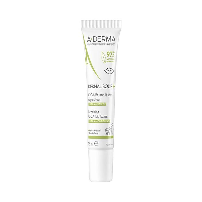 A-Derma Dermalibour+ Cica-Baume Lèvres Réparateur Ultra-Nutritif 15ml