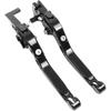 CHIFUN Brake Lever and Clutch Lever Set Replacement for Kawasaki Ninja 400 Ninja 300R 250R Z300 Aluminum Motorcycle Handlebar Lever Foldable Length
