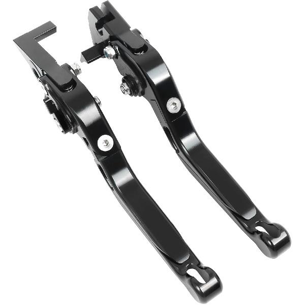 CHIFUN Brake Lever and Clutch Lever Set Replacement for Kawasaki Ninja 400 Ninja 300R 250R Z300 Aluminum Motorcycle Handlebar Lever Foldable Length